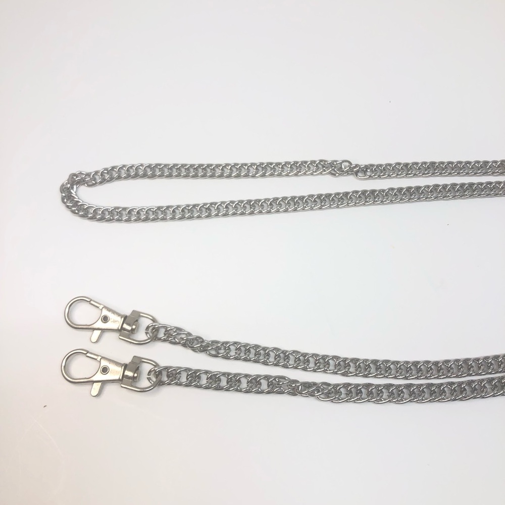 Silver Chain Strap with Lobster Clasps - Silver 47’